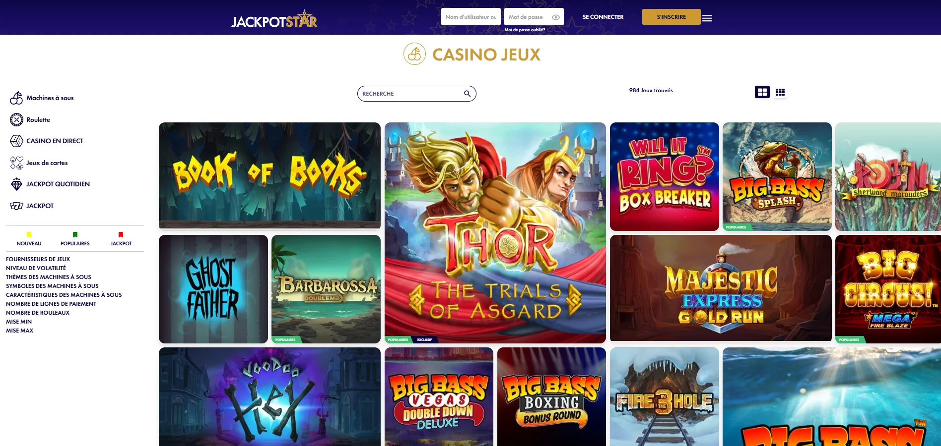 JackpotStar Casino