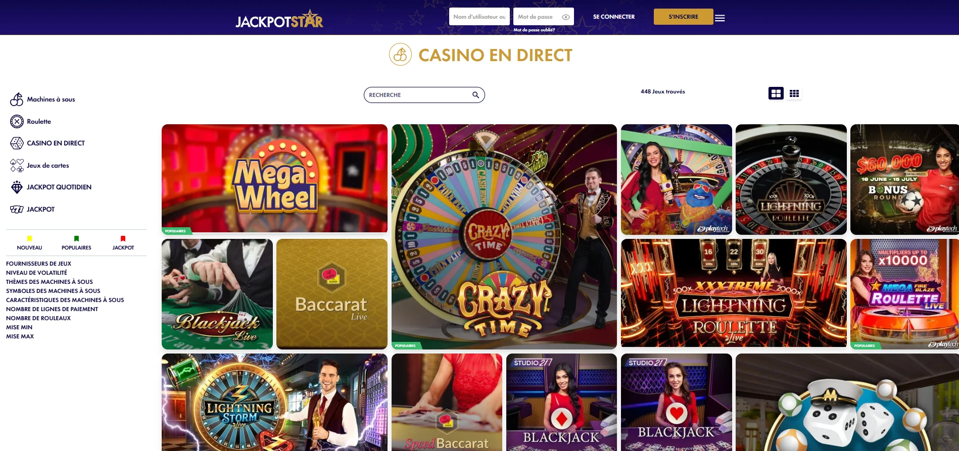 JackpotStar Casino